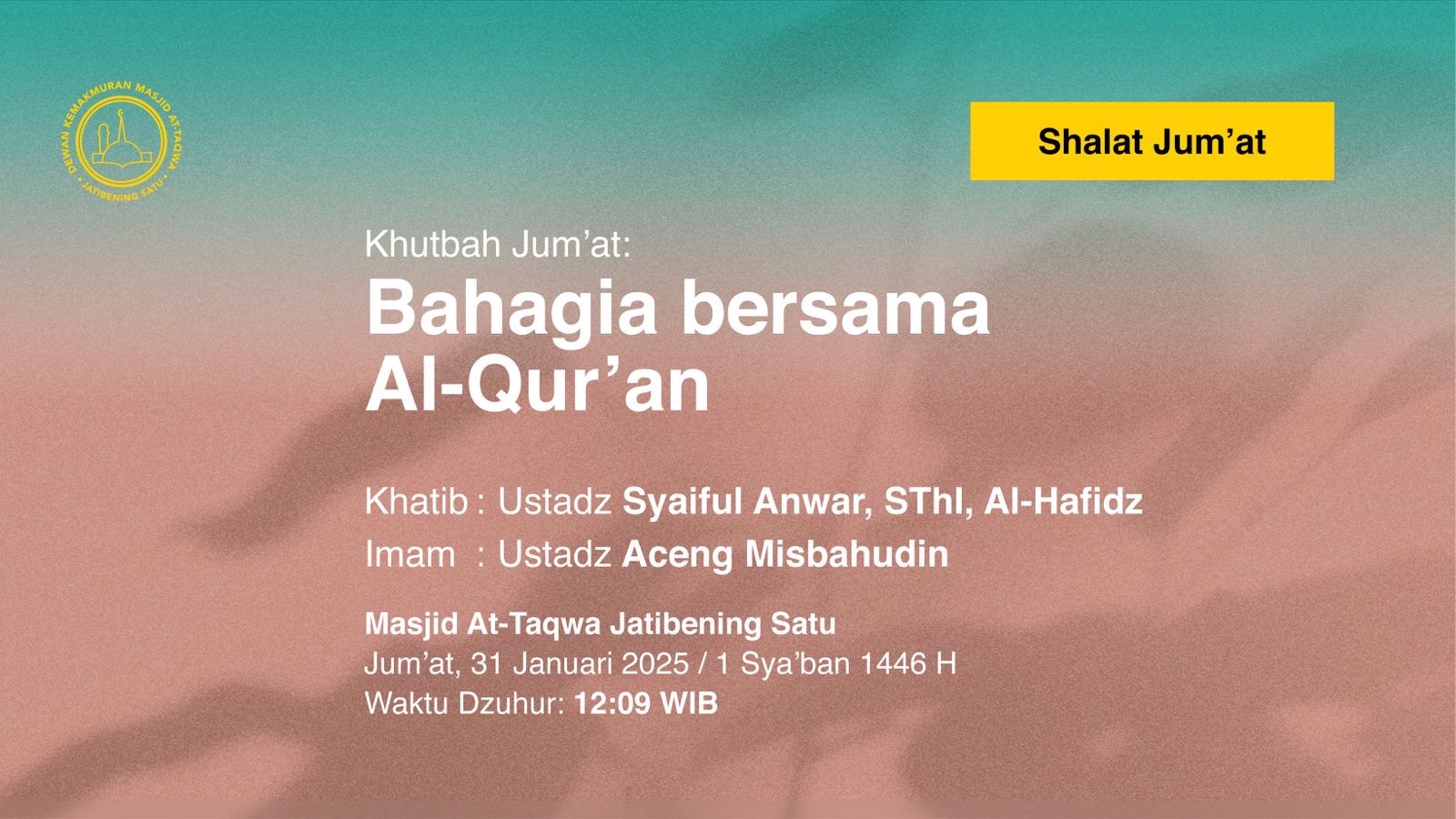 Bahagia bersama Al - Qur’an